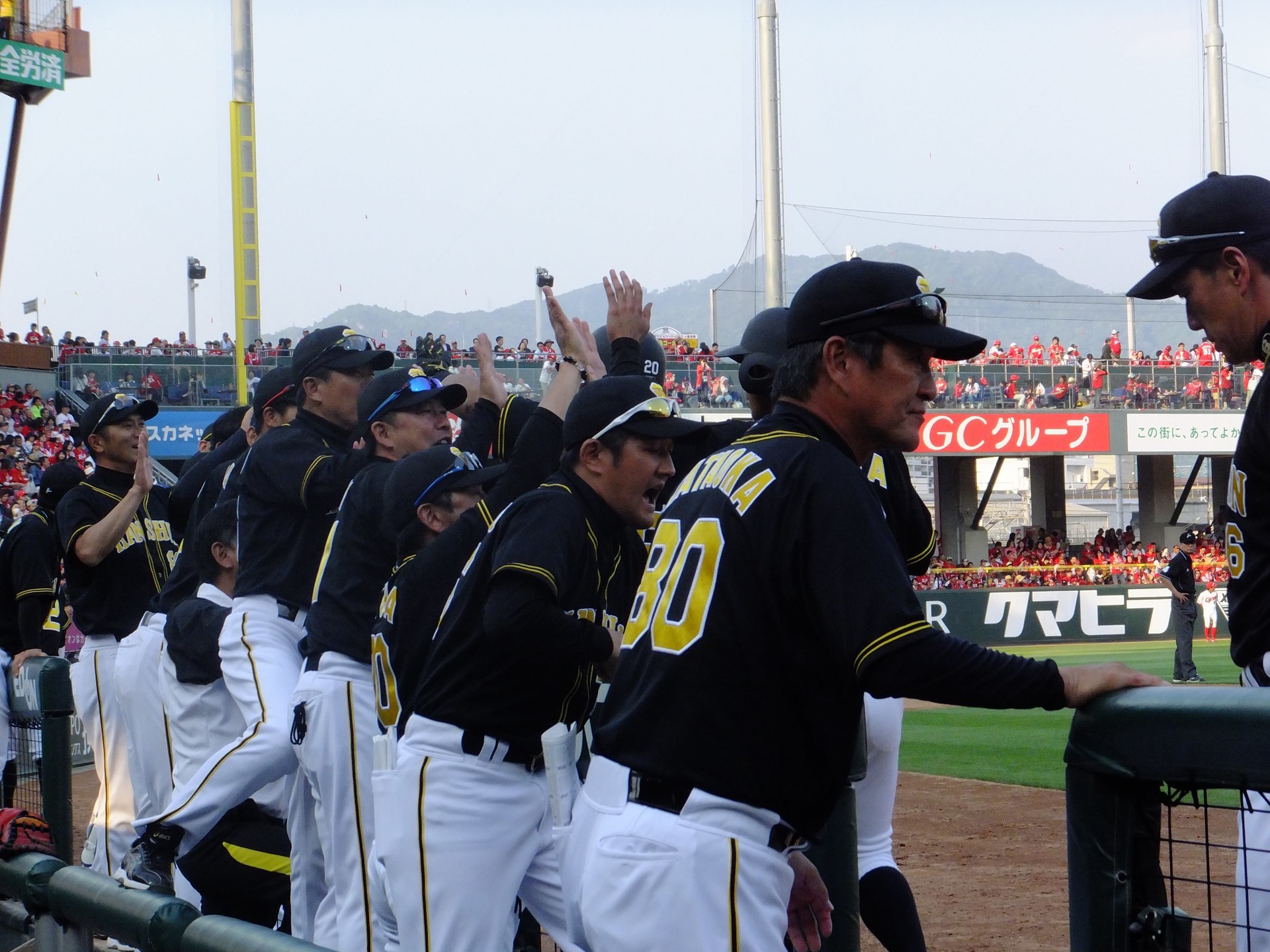 8 月6 日(土) マツダスタジアム 広島カープ対阪神タイガースの 外野砂かぶり席レフト1階3塁側北73通路Ｆ列Ｌ ３席つながり ディスカウント